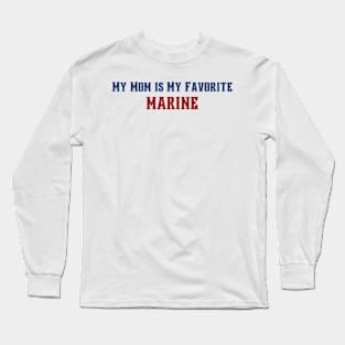 Marine Corps Mom Long Sleeve T-Shirt